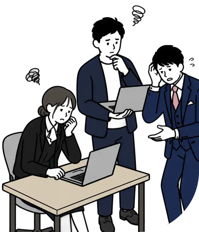 機会損失につながる社内の悩み