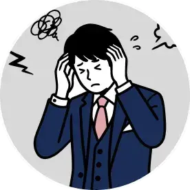 営業の田中さんのイラスト